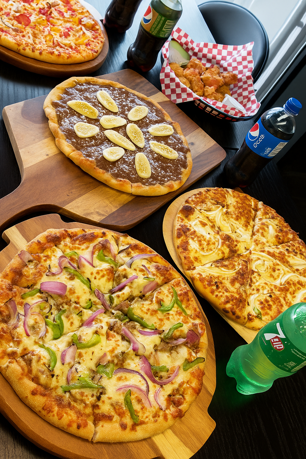 Fresh handcrafted pizza at Pizza 106 Edmonton Whitemud Crossing