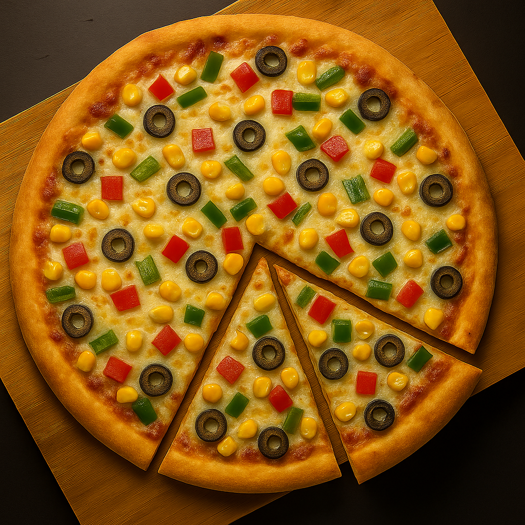 Tandoori chicken pizza at Pizza 106 Edmonton